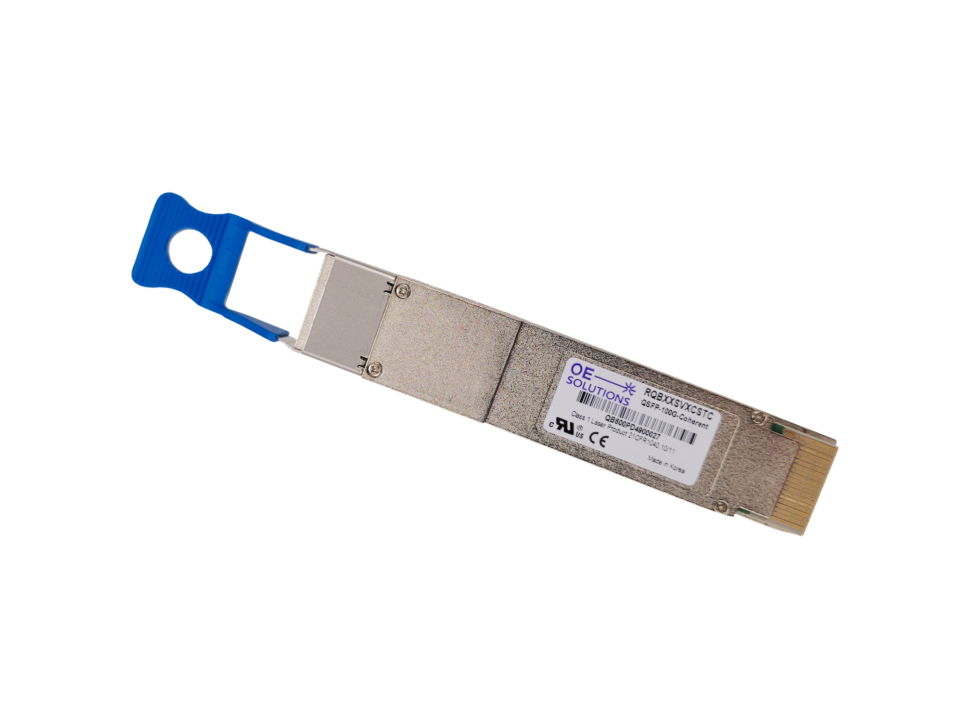 오이솔루션 QSFP-DD 코히어런트 광 트랜시버 모듈