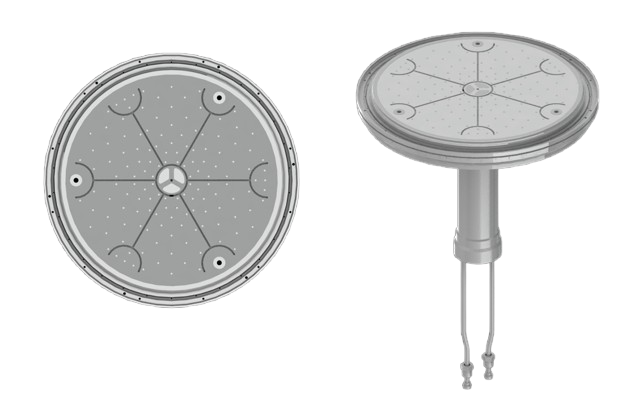 Ti/TiN MOCVD HEATER 12"